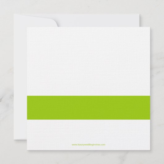 結婚式の緑のピンクのための日付のモノグラムを救って下さい セーブザデート (裏面)