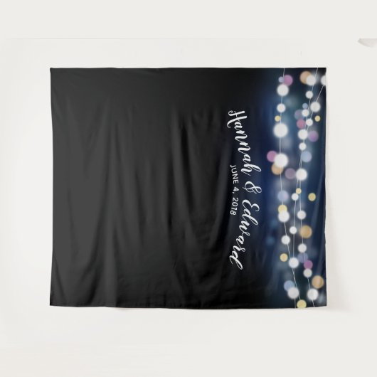 結婚式の背景幕、写真の支柱、カスタムなライト タペストリー (正面(横))