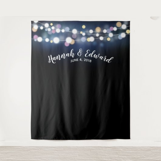 結婚式の背景幕、写真の支柱、カスタムなライト タペストリー (正面)