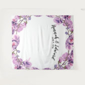 結婚式の背景幕、写真の支柱、植物のカスタム タペストリー (正面(横))