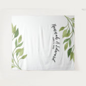 結婚式の背景、写真小道具、カスタム植物 タペストリー (正面(横))