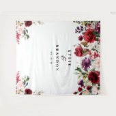 結婚式の背景、写真小道具、フォトブース タペストリー (正面(横))