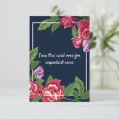 結婚式の花の日付を保存 (スタンド正面)