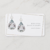 結婚式の花嫁のジュエリーの付属品のダイヤモンドのイヤリング 名刺 (正面)