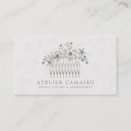 結婚式の花嫁の毛の櫛の付属品のジュエリー 名刺