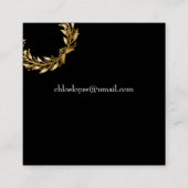 結婚式の花屋 スクエア名刺 (裏面)