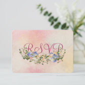 結婚式の花束 出席返信 招待状 (スタンド正面)