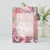 結婚式の花 - 出席のご返事, 返信カード (スタンド正面)