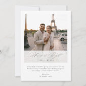 結婚式の華やかな記念写真 シーズンカード (正面)