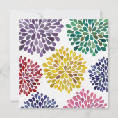 結婚式の虹は顧客用招待状活気付きます 招待状 (正面)