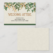 結婚式の装い エンクロージャーカード (正面/裏面)