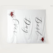 結婚式の装飾 タペストリー (正面(横))