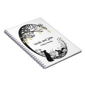 結婚式の計画のノート-動物及び野生の花 ノートブック (右側)