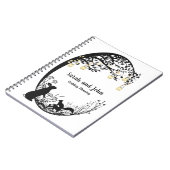 結婚式の計画のノート-動物及び野生の花 ノートブック (左側)