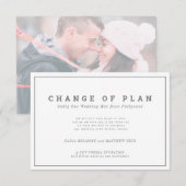 結婚式の計画変更延期景観 セーブザデート (正面/裏面)