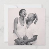 結婚式の計画変更延期 パームリーフ セーブザデート (裏面)