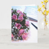 結婚式の記号カード(5) カード (黄色い花)