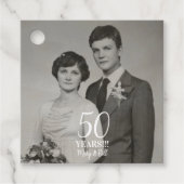 結婚式の記念撮影モダン写真 フェイバータグ (正面)