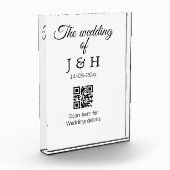 結婚式の詳細はこちら（QRコードをスキャン） フォトブロック (左)