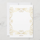 結婚式の詳細情報カード サンキューカード (裏面)