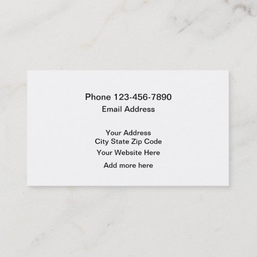 結婚式の調整者の上品で黒い大理石の背景 名刺 (裏面)
