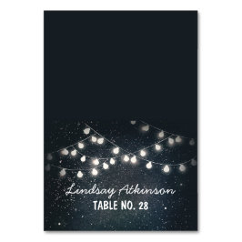 結婚式の護衛は星明かりの夜ひもライトを梳きます テーブルナンバー
