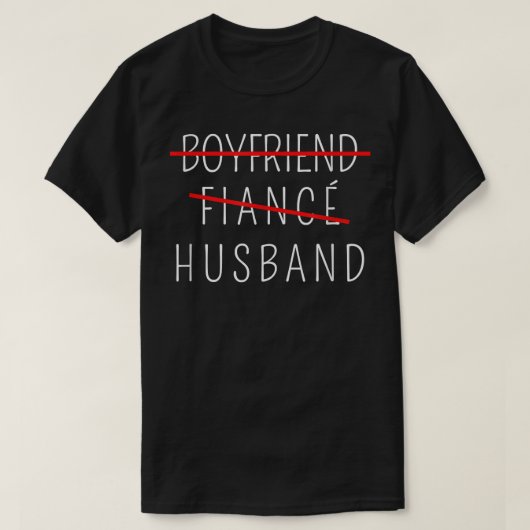 結婚式の贈り物 新郎 & 花嫁 夫 バチェラーパーティー Tシャツ (デザイン正面)