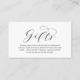 結婚式の贈り物、美しいエレガンスラグジュアリーに関するノート エンクロージャーカード