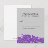 結婚式の返信ハガキ 出欠カード (正面/裏面)