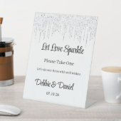 結婚式の送別式用ペディスタルテーブルサイン 台座サイン (インサイチュ)