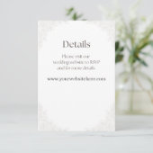 結婚式の鐘の背景詳細封入 エンクロージャーカード (スタンド正面)