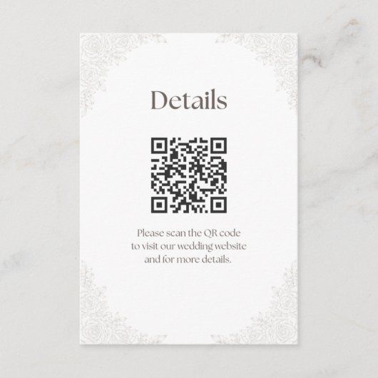 結婚式の鐘の背景詳細封入 エンクロージャーカード (正面)