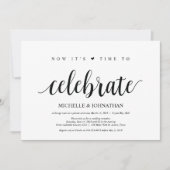 結婚式の隠し子出産のお祝いの招待状です。 招待状 (正面)