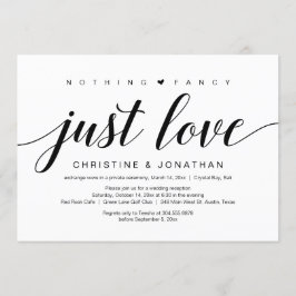 結婚式の隠し立て、エレガントで上品なブラックスクリプト 招待状