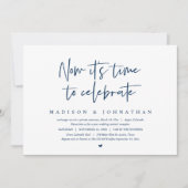 結婚式の隠し結婚式、祝福の時が来た 招待状 (正面)