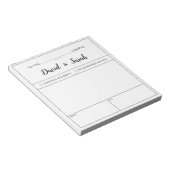 結婚式の願い・アドバイスゲーム ノートパッド (アングル)