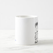 結婚式の風刺漫画のマグ8/21/11a コーヒーマグカップ (中央)