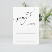 結婚式の食事の歌の音楽オプション エンクロージャーカード (スタンド正面)
