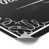 結婚式の食事を祝福します プリント (角)