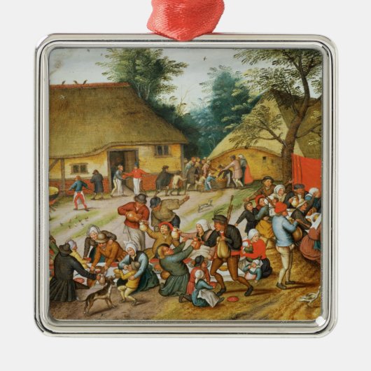 結婚式の饗宴 メタルオーナメント (正面)