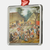 結婚式の饗宴 メタルオーナメント (左)