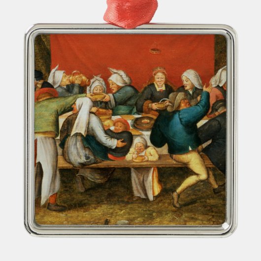 結婚式の饗宴 メタルオーナメント (正面)