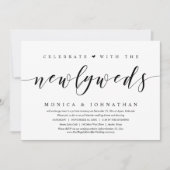 結婚式の駆け落ちを祝おう, 新婚カップルと一緒にお祝い 招待状 (正面)