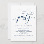 結婚式の駆け落ち、ハッピーエバーアフターパーティー 招待状 (正面)