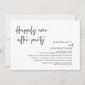 結婚式の駆け落ち、ハッピーエバーアフターパーティー 招待状 (正面)