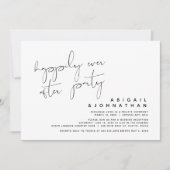 結婚式の駆け落ち、ハッピーエバーアフターパーティー 招待状 (正面)