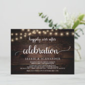 結婚式の駆け落ち、幸せな永遠の祝福パーティー 招待状 (スタンド正面)