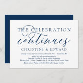 結婚式の駆け落ち、祝賀会は続く招待状 招待状 (正面/裏面)