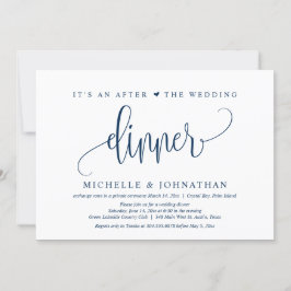 結婚式の駆け落ち、結婚後の食事会招待状 招待状