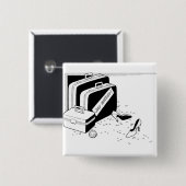 結婚式の高級スペシャルカスタム 缶バッジ (正面&裏面)